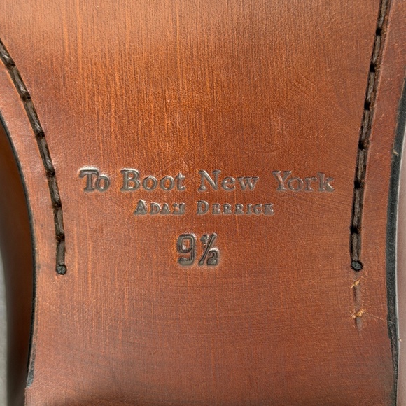 Too Boot New York Adam Derrick Leather Penny Loafers Men's Size 9.5 - Picture 6 of 8